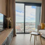 Urban Global Skyline - 23rd Floor No 17 - Free Garage * Katowice
