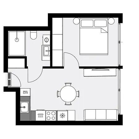 Urban Global Skyline, 23rd Floor No 17, Free Garage, Self Check-in, No Deposit Katovice